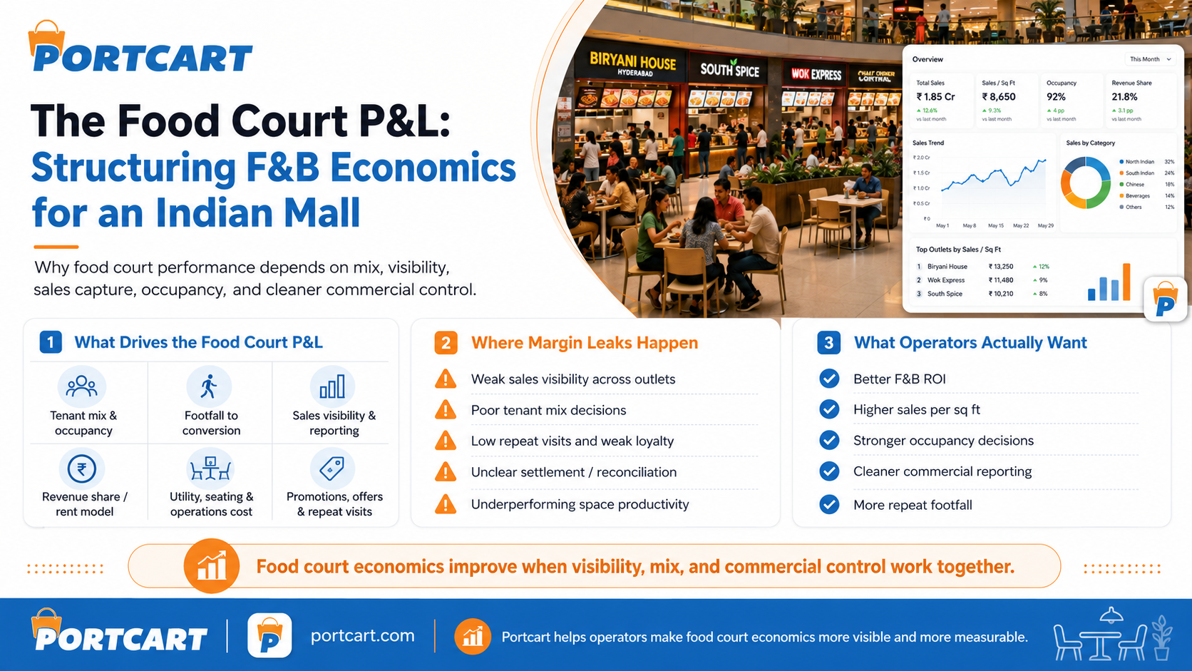 The Food Court P&L: Structuring F&B Economics for an Indian Mall